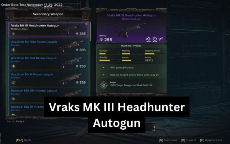 Vraks MK III Headhunter Autogun